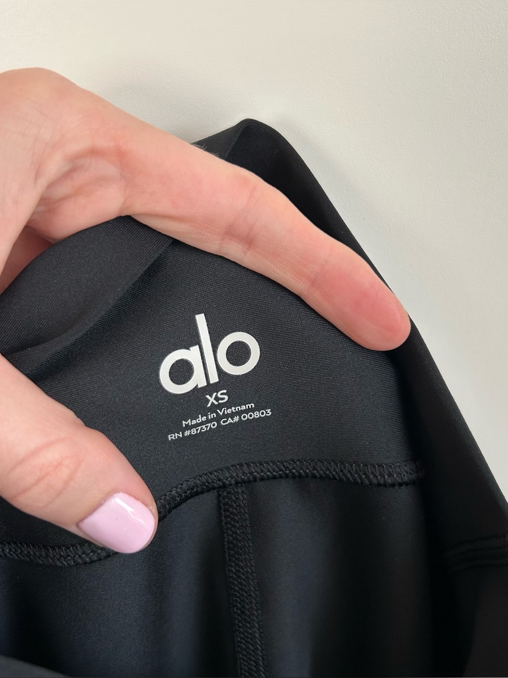 Alo Yoga High-Waist Airlift Legging Full Length Black Size Extra Small - Picture 6 of 7
